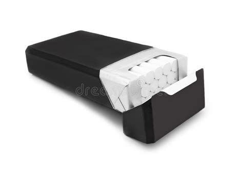 Black cigarette pack stock image. Image of white, pack - 15764193