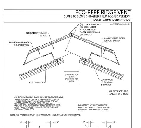 Eco-Perf Ridge Vent