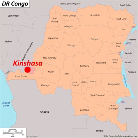 Kinshasa Map | Democratic Republic of the Congo | Detailed Maps of Kinshasa