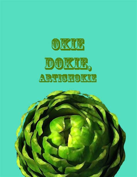 Items similar to Okie Dokie Artichokie Poster on Etsy