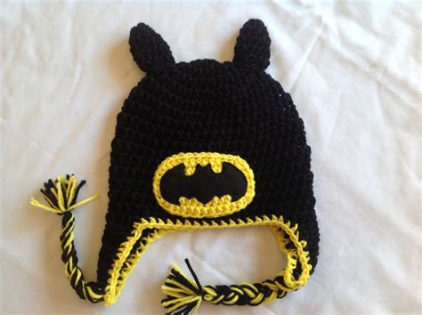 Batman Crochet Super Hero Hat. | Etsy