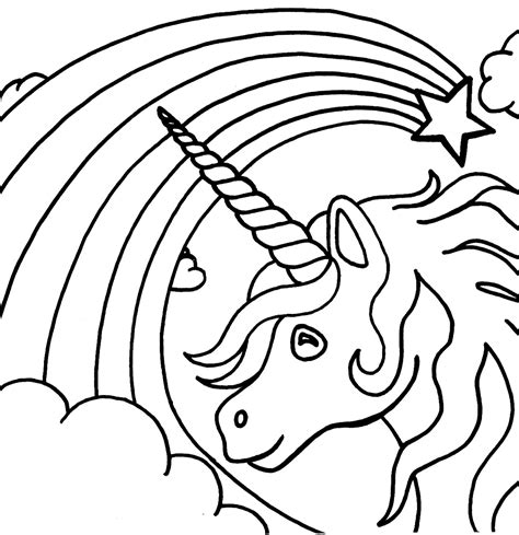 Adult Coloring Pages Unicorn at GetColorings.com | Free printable colorings pages to print and color