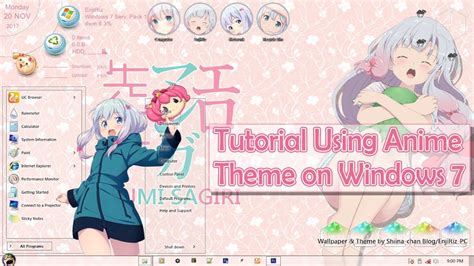 Tutorial Using Anime Theme for Windows 7 Full - YouTube