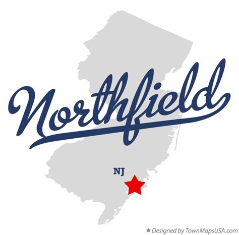 Map of Northfield, NJ, New Jersey