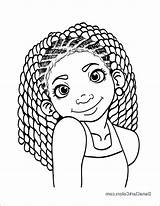 Printable black girl coloring Pages  Aurorajulu sketch template