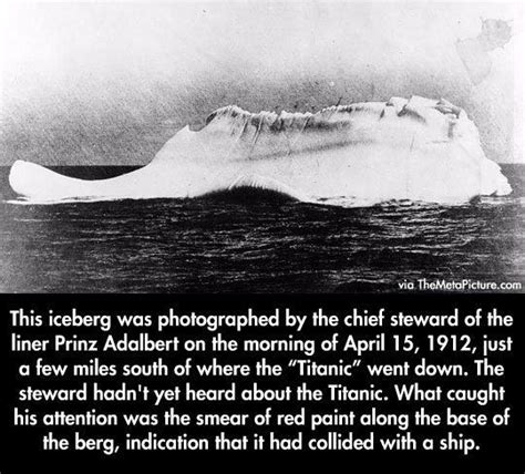 THAT iceberg | Titanic history, Titanic facts, Titanic