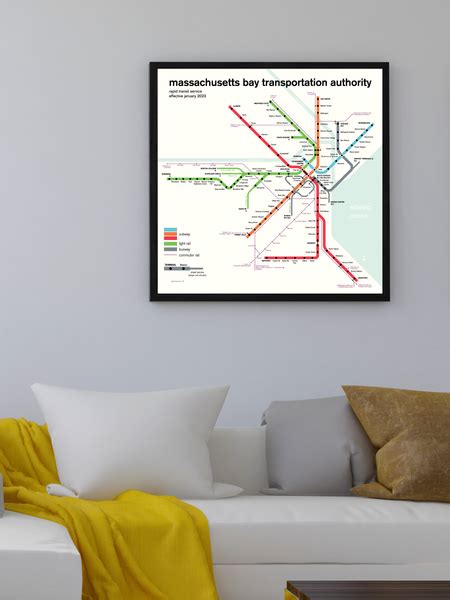 Boston MBTA subway map, 2023 – 53 Studio