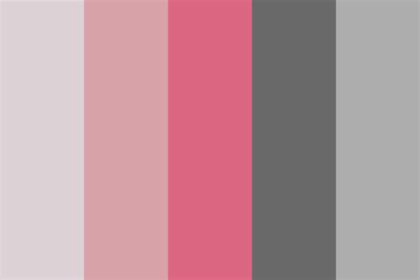 Grey And Pink Color Palette