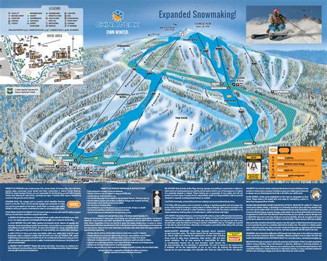 China Peak Trail map - Freeride