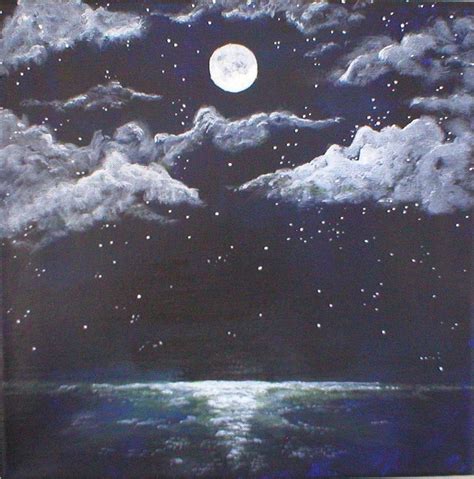 Moon Glow Painting by Jerome Kerestes - Fine Art America