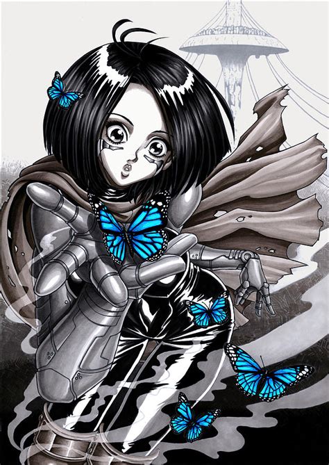 Battle Angel Alita Digital Art by Ben Krefta