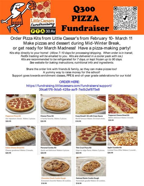 Q300 Pizza Fundraiser 2022 (Little Caesars) - Q300 PTA