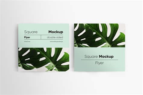 Square Flyer Mockup (111643) | Mock Ups | Design Bundles