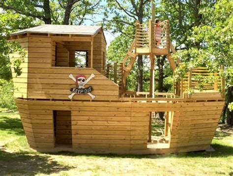 Build a Pirate Ship Playhouse | 8 Designs to Choose From