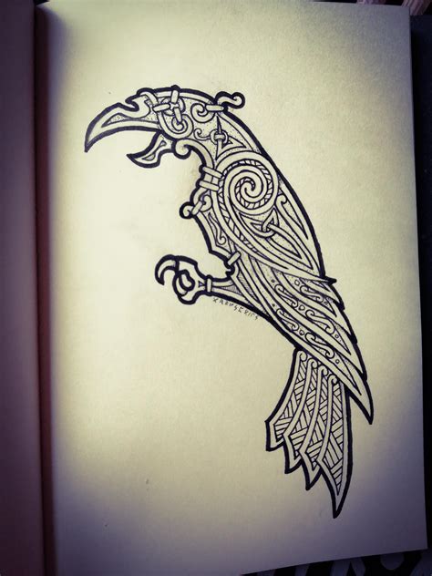 Raven design : r/Norse