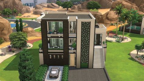 MAISON MODERNE | SIMS 4 Construction - YouTube