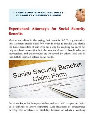 Disability Benefits Attorneys | PDF