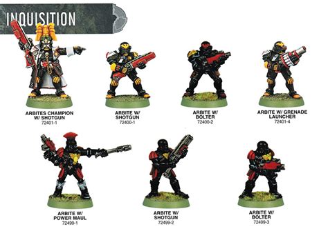 Adeptus Arbites miniatures - Miscellaneous - The Bolter and Chainsword