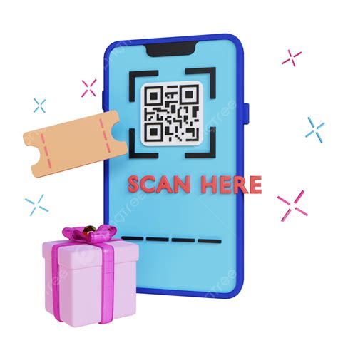 3d Render Online Phone Pay With Scan Barcode, Barcode, Payment, Online PNG Transparent Clipart ...