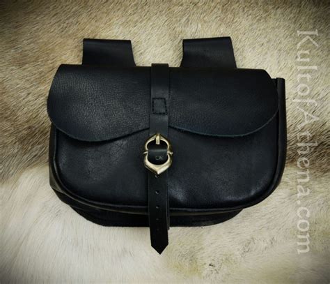 Large Leather Belt Pouch