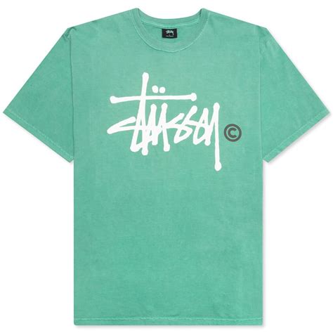 Basic Logo Pigment Dyed Tee - Moss – Feature
