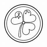 Printable Gold Coins Coloring Pages sketch template