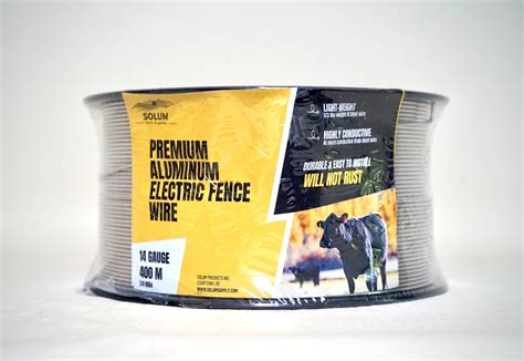 Aluminium Electric Fence Wire (14 Gauge) - 1/4 Mile - Solum Supply