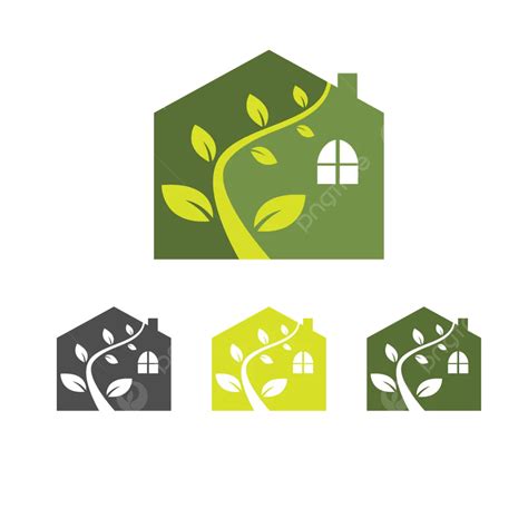 Green House Logo Vector, Green House, House, Natural House PNG and Vector with Transparent ...