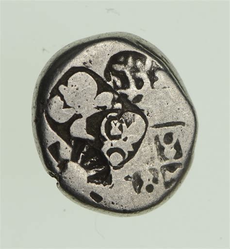 ANCIENT - 322-185 BC Mauryan Empire Silver Karshapana Coin | Property Room