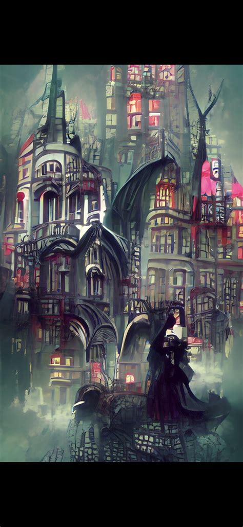 ArtStation - Abstract gothic city and library concept