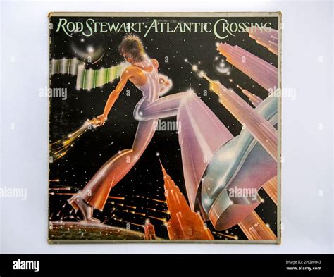 LP cover of Atlantic Crossing, the sixth studio album by Rod Stewart, which was released in 1975 ...