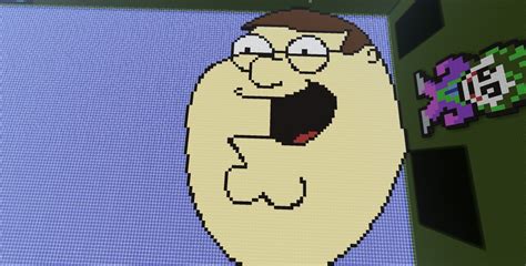 Peter Griffin (Pixel Art) Minecraft Project