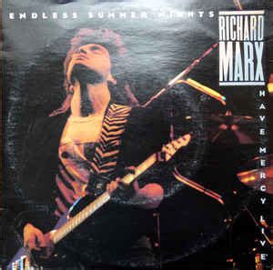 Richard Marx - Endless Summer Nights (1988, Vinyl) | Discogs