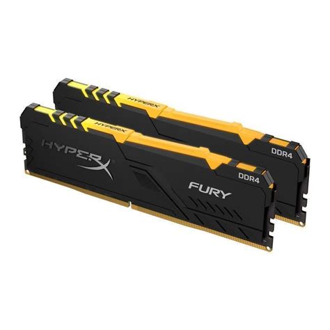 Kingston HyperX Fury RGB 16GB 2 x 8GB DDR4 3200MHz Dual Channel Memory RAM Kit | Novatech