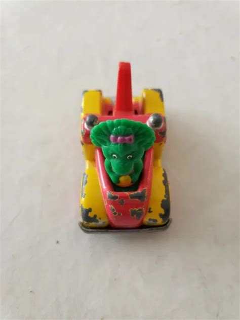 VTG BABY BOP barney Toy Car Tow truck Die Cast 1993 Lyons Group Kid Dimension $15.25 - PicClick
