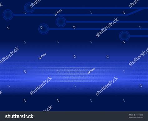 Illustration High Tech Background Blue Stock Vector (Royalty Free) 18771832 | Shutterstock