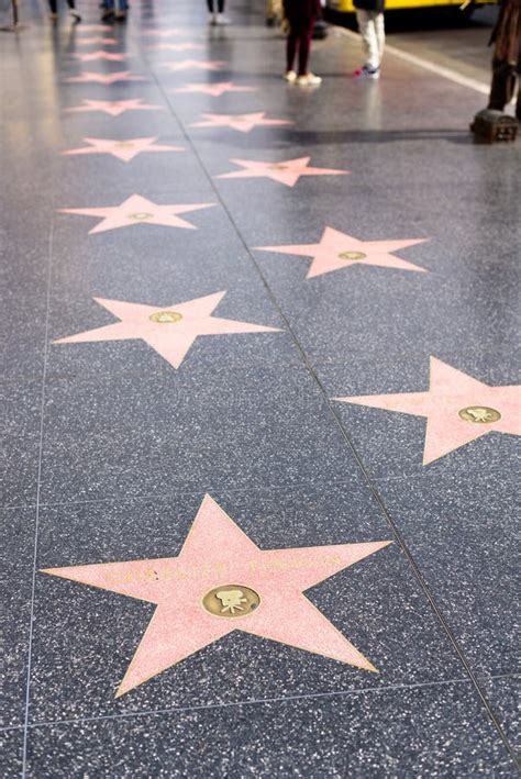 Walk of Fame Stars on the Hollywood Walk of Fame Editorial Stock Photo ...