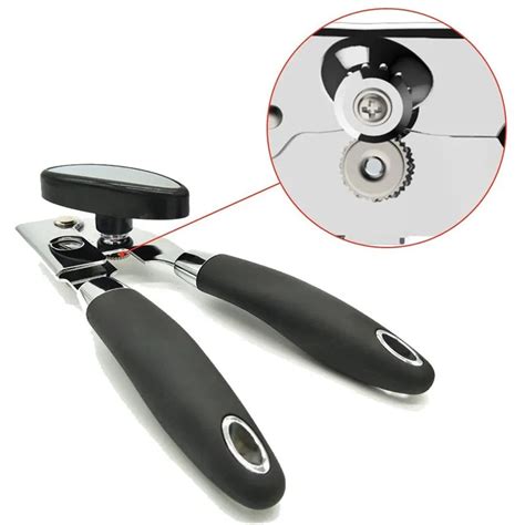 Camping Tool Stainless Steel Can Opener Outdoor Professional Can Opener Side Cut Manual ...