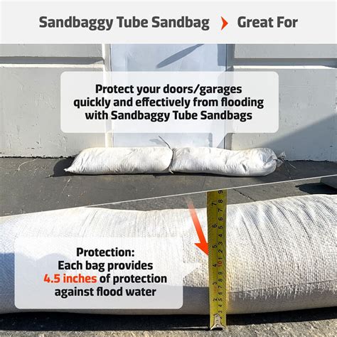 Tube Sandbags 12-inch x 38-inch - Extremely Strong – Sandbaggy