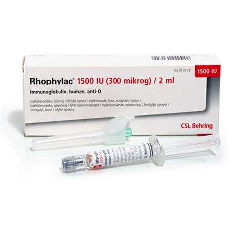 Rhophylac® - Human Anti-D Immunoglobulin - Avin Darou