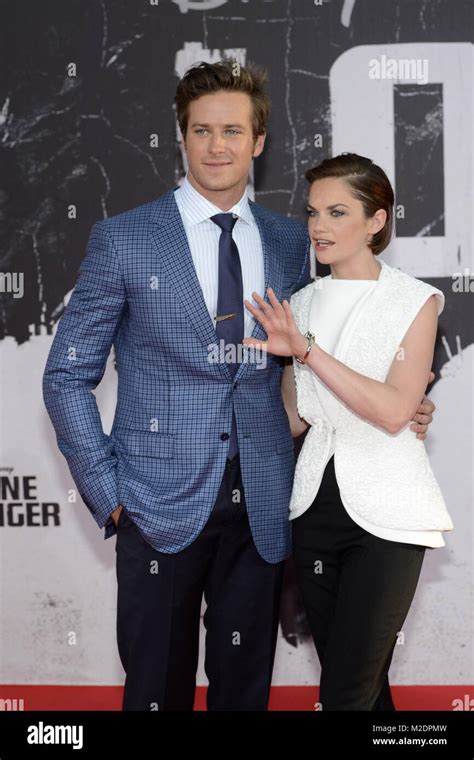 Armie Hammer und Ruth Wilson bei der Deutschlandpremiere von "Lone Ranger" im SonyCenter in ...