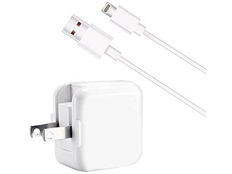 iPad Charger 2.4A 12W & Charging Cable