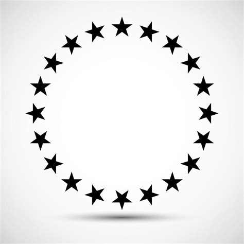 Star in circle icon Symbol Sign Isolate on White Background,Vector ...