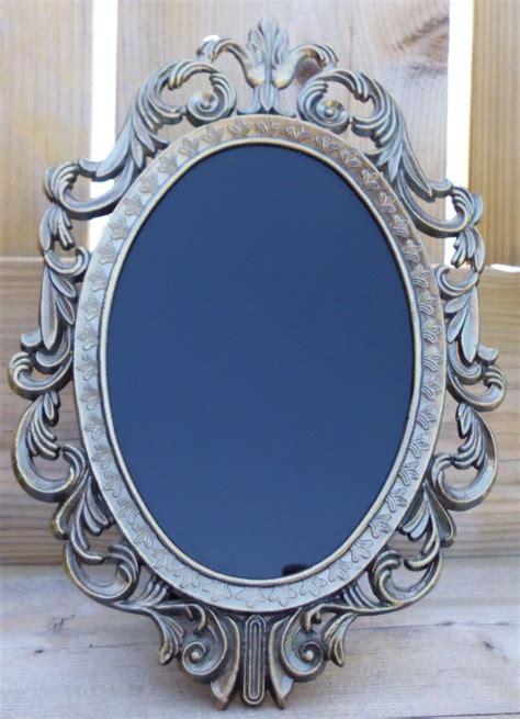 Scrying Mirror Black Mirror Vintage Divination Gazing