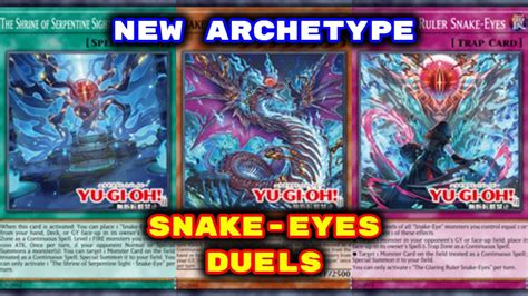 893 - Yugioh - Snake-Eyes Duels (New Archetype) (Deck Download in Description) - YouTube