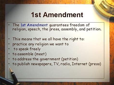 The Bill of Rights The First 10 Amendments