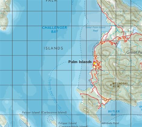 Palm Islands 1-100,000 Topographic Maps - Maps, Books & Travel Guides