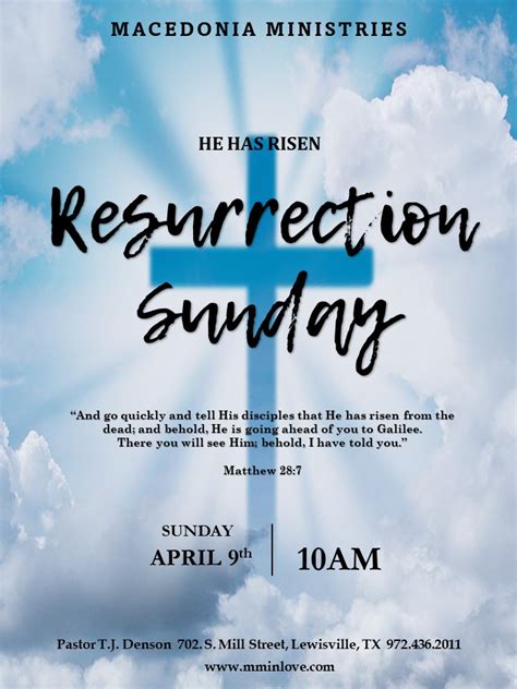 Resurrection Sunday – Macedonia Ministries " The Love Ministry"