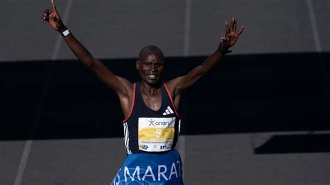 Kenya's Edwin Kiptoo wins Athens Marathon in a course record of 2:10:34 ...