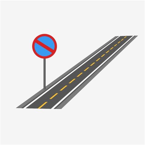 Straight Road Clipart Transparent PNG Hd, Straight Road Decoration Illustration, Road Clipart ...